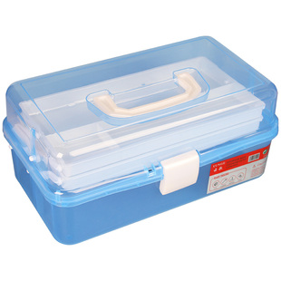 加厚毛笔书法专用收纳盒便携画画工具箱学生美术多功能手提收纳箱