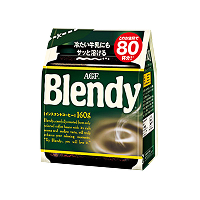 日本进口agf纯黑咖啡粉