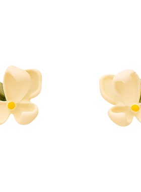 IPINK栀子花清新日常通勤耳饰