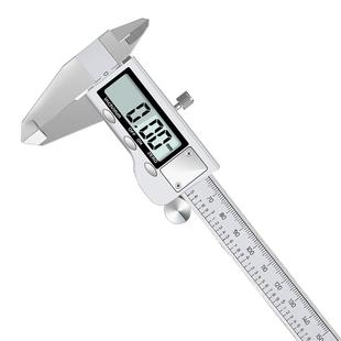 得力游标卡尺数显高精度电子工业级油标卡尺文玩小型家用高深度