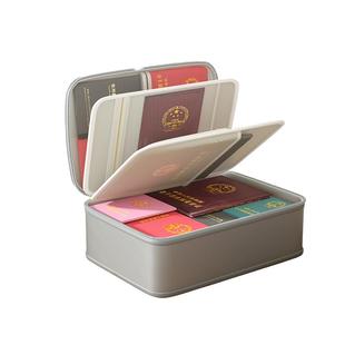 证件收纳包家用户口本重要文件防水卡包房产出生证书密码收纳盒箱