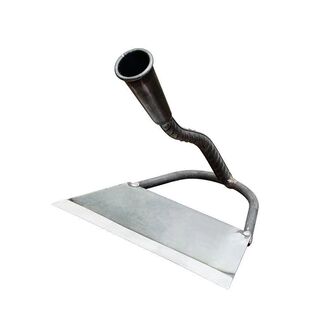 农用锄头两用除草锄头全钢空心锄家用长把园艺轻巧除草小锄头加厚