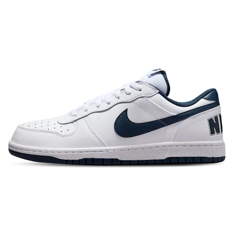 Nike耐克男鞋BIG NIKE LOW蓝白运动休闲板鞋355152-140