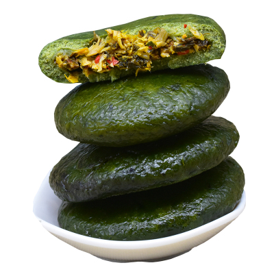 黄山新鲜手工现做艾叶粿清明馃青团艾草糍粑糯米果10个江浙沪包邮