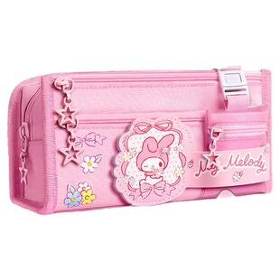 库洛米笔袋文具盒女孩款版铅笔盒2025新款大容量女生小学生高颜值幼儿园初中美乐蒂儿童一年级粉色铅笔袋