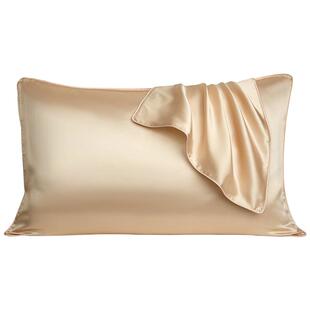 【自营】轻奢真丝枕套亲肤丝滑桑蚕丝枕头套丝绸套单人纯色单只装