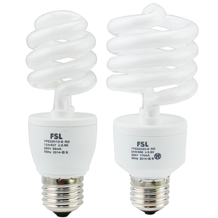 佛山照明节能灯e27螺口8w荧光灯螺旋18w超亮家用灯泡23w光源lamp