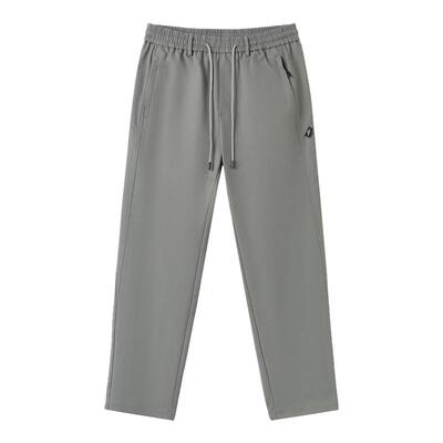 快鱼直筒休闲裤男2026年春季新款简约百搭男士裤子轻商务宽松长裤