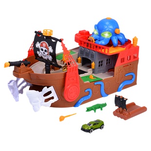 德国dickietoys超大号海盗船套装声光玩具轮船可下水男孩生日礼物