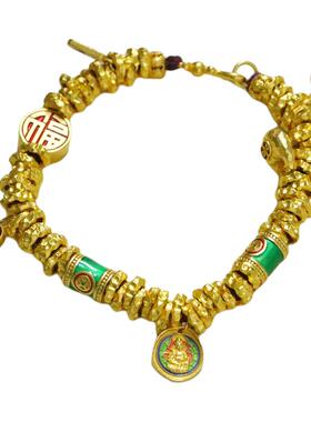 金包银diy手串珐琅彩碎碎金盘缠