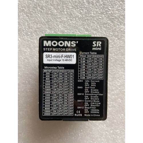 询价下单MOONS SR3-mini-F-HW01步进电机驱动器