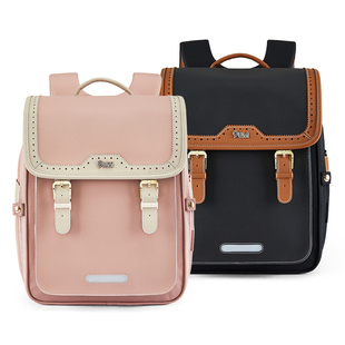 九微米9um*卡拉羊书包防下坠科技减负气囊剑桥包小学生女儿童背包