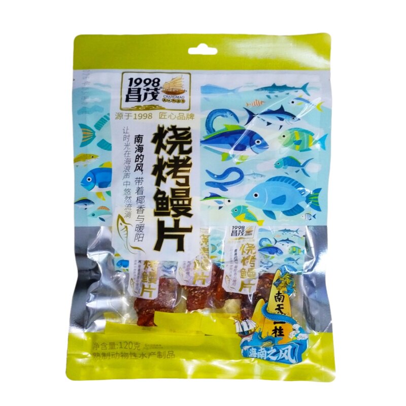 昌茂烧烤鳗片120g香辣零食即食