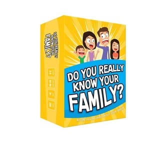 Do You Really Know Your Family? 对话开场白的游戏卡牌 全英文