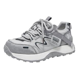 戈美其商场同款厚底老爹鞋女款2026春季新款软底百搭小白鞋运动鞋