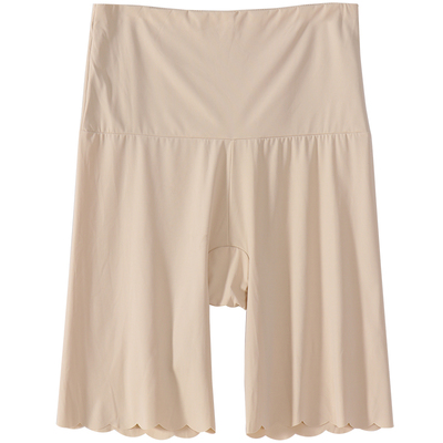 胖mm大码薄款冰丝安全裤平角短裤