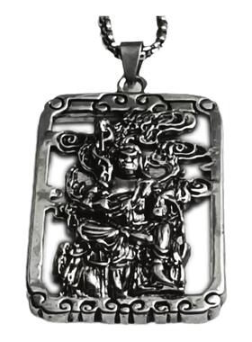 龙年爆款降龙伏虎项链男潮简约帅气中国风男女配饰新款吊坠龙骨链