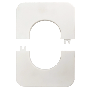 卫生间50下水管墙排装饰盖遮挡倾斜管道墙面缝隙美化遮丑45°管洞