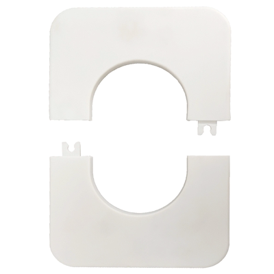 50管墙排分体盖装饰盖粘贴固定