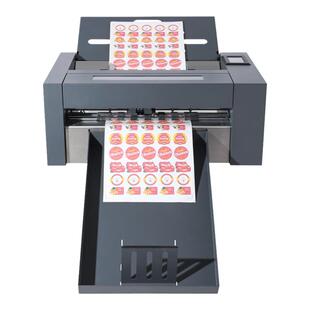 自动连续进纸刻字机不干胶卡纸模切机切割亿图压痕机双头半穿全穿