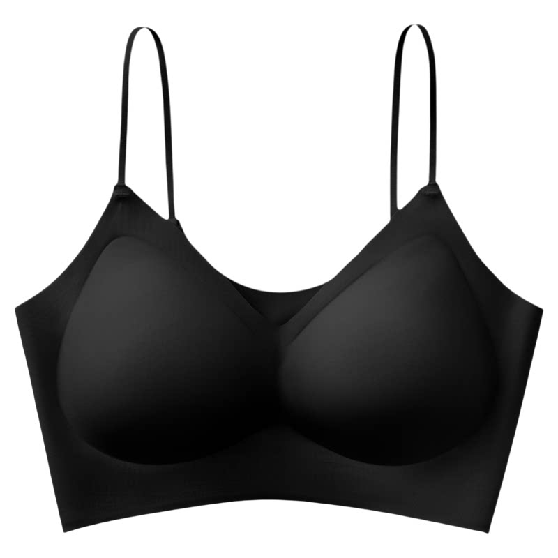 斯凯奇内衣旗舰店粉底液无痕内衣女款聚拢收副乳防下垂细肩带文胸