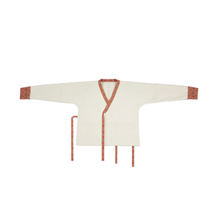 谜阿凰【昆仑烹雪里衣】交领白色汉服内搭女秋冬保暖打底上衣原创