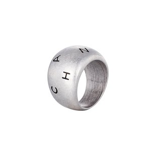 老钱风复古银色戒指女轻奢小众设计高级感中古食指戒情侣对戒指环