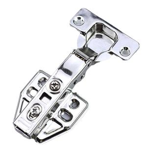 不锈钢3D液压缓冲自卸铰链厨柜木门修复板合页固定安装板修复神器