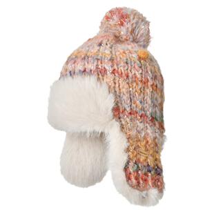 卡蒙儿童毛线帽冬季防风防寒针织帽女孩加绒加厚雷锋帽保暖护耳帽