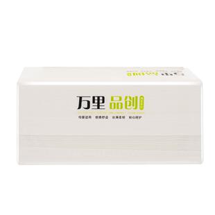 万里品创生活用纸巾抽纸大包家用实惠装原竹浆婴儿面巾纸3层420片