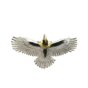 银创高桥吾郎Horizon Blue金头大鹰菊地健s925纯银HB金头鹰男吊坠