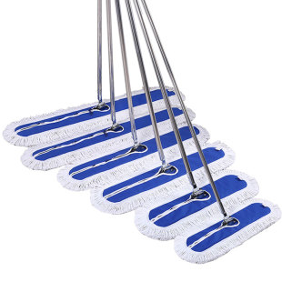 不锈钢平板拖把大号懒人尘推商用酒店保洁大面积排拖工厂尘推拖把