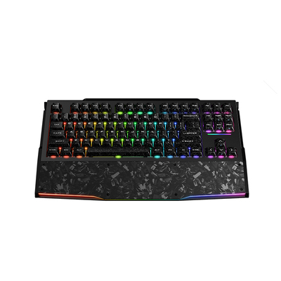 达尔优GT87三模无线TMR磁轴键盘碳纤维一体手托电竞游戏打瓦csgo