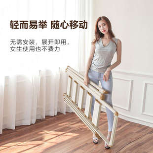梯子家用折叠晾衣架两用室内多功能伸缩人字梯加厚铝合金踏板梯