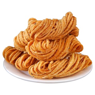 金丝馓子徐州油炸散子独立包装袋茶撒子手工休闲追剧零食山东特产