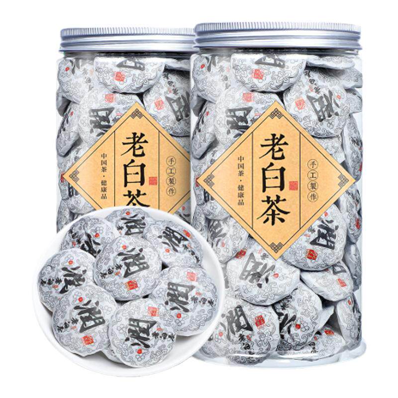 陈年老寿眉小方片福鼎白茶老白茶饼正宗小饼茶叶自己喝散装