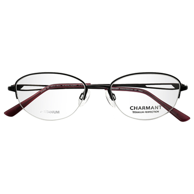 日本Charmant夏蒙半框纯钛眼镜框