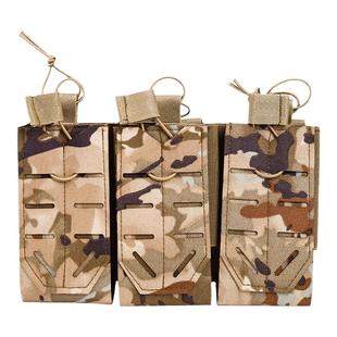 激光切割战术背心Molle弹夹包M4三联弹匣袋JPC战术背心附件包5.56