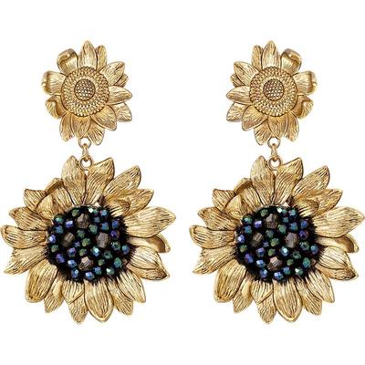 shes梵高向日葵原创系列手工钉珠