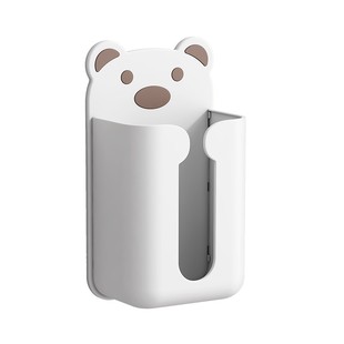 纸巾盒免打孔壁挂式卡通抽纸盒放洗脸巾收纳盒厕所挂墙厨房悬挂盒