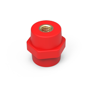 SEP16M4M5绝缘子纺锤型配电柜零地排间隔支柱铜排仿进口零火线红