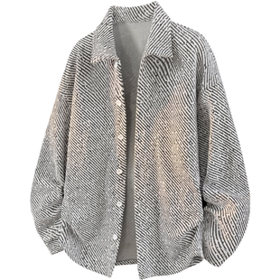 班尼路S&K系列美式复古翻领夹克男2025秋冬宽松休闲高级感外套YS