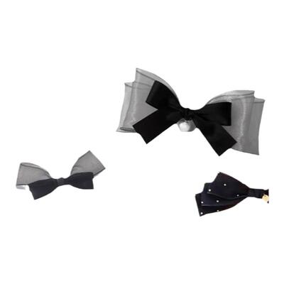 宠物发夹新款手作BB夹狗狗猫咪珍珠发夹梳蝴蝶结马尔济斯约克夏