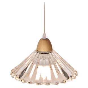 餐厅吊灯简约日式侘寂风原木餐桌饭厅民宿吧台卧室床头小吊灯