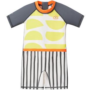 KK树儿童泳衣裤男童女孩原纱防晒耐氯游泳衣分体连体宝宝泳装夏季