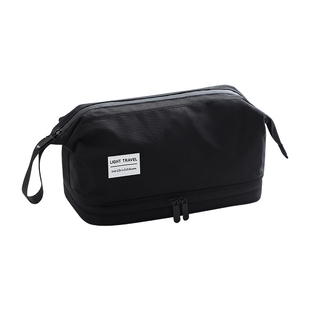 洗漱包男士出差旅行收纳包高档便携大容量干湿分离防水洗浴化妆包