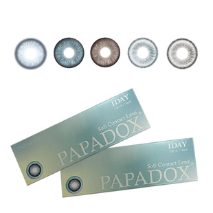 Papadox美瞳日抛萤火蜜蜡来古冰川光影皮革梵克雅宝爱丁堡草莓裙