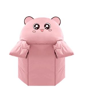 电动车挡风被秋冬季双面防水加绒加中厚小电瓶车防风罩可爱四季款