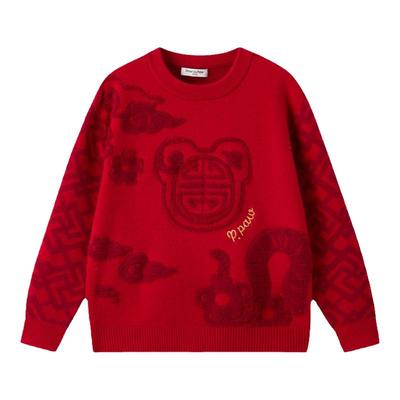 【新年系列】PawinPaw卡通小熊童装春夏男女童拜年服毛衣