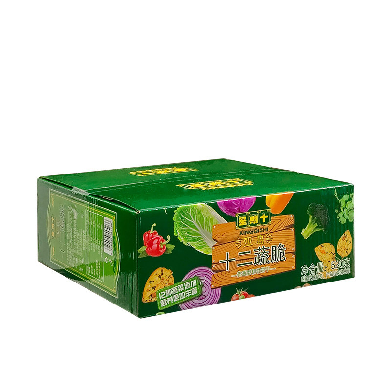 星期十蔬菜小饼干咸味薄脆饼
